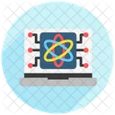 Qubits Superposition Calcul Icône