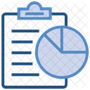 Analisis De Datos Portapapeles Grafico Icono