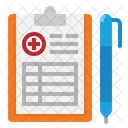 Clip Tablero Informe Icono