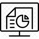 Informe Estadistica Grafico Icon