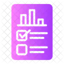 Informe Tabla Grafico Icono