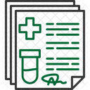Informe Doctor Documento Icono