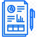 Diagrama Metricas Grafico Icono