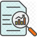 Analisis De Informes Analisis De Datos Investigacion De Datos Icono