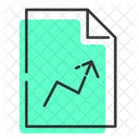 Informe Estadistica Grafico Icono