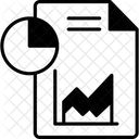 Informe Analitico Informe Estadistico Documento Comercial Icono
