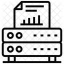 Informe De Base De Datos Grafico De Base De Datos Informe Del Servidor Icon