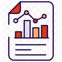 Reporte de negocios  Icono