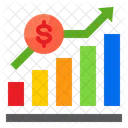 Informe De Analisis De Crecimiento Informe Grafico De Barras Icono