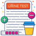 Informe De Analisis De Orina Muestra De Orina Orina De Laboratorio Icono