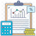 Informe De Revision Informe De Auditoria Evaluacion De Auditoria Icono