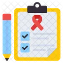 Tarjeta De Paciente Receta Rx Icono