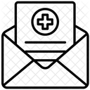 Informe de correo electrónico de salud  Icono