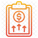 Informe de crecimiento financiero  Icono