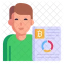 Informe Bitcoin Informe De Criptomonedas Analisis De Bitcoin Icono