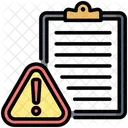 Informe De Incidentes Gestion Error Icono