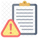 Informe De Incidentes Gestion Error Icono