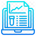 Informe De Investigacion Investigacion En Linea Laboratorio Icono