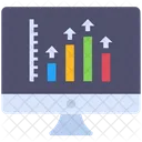 Informe De Marketing Crecimiento Trafico De Crecimiento Icon