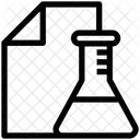 Quimica Matraz Laboratorio Icono