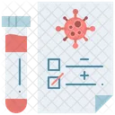 Informe de prueba de corona  Icono