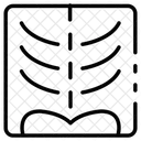 Informe De Rayos X Informe De Huesos Escaneo De Rayos X Icono