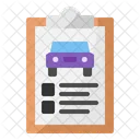 Informe de revisión del coche  Icono