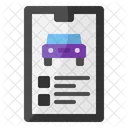 Informe de servicio del coche  Icono