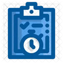 Informe De Tiempo Negocios Datos Icon