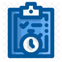 Informe De Tiempo Negocios Datos Icon