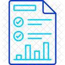 Informe De Venta Informe Financiero Informe Grafico Icono
