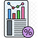 Informe De Ventas Analisis De Ingresos Rendimiento Empresarial Icono