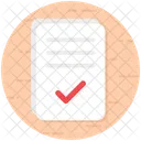 Informe de verificación  Icono