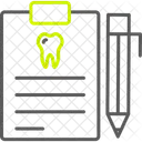 Informe Dental Dental Informe Icono