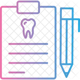 Informe dental  Icono