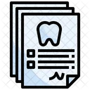 Informe dental  Icono