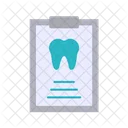 Informe Dental Grafico Portapapeles Icono