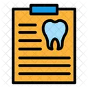 Informe dental  Icono