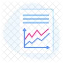 Negocios Informe Mercado Icono