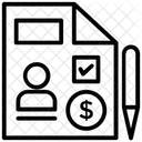Informe Financiero Informe Comercial Estadisticas Icon
