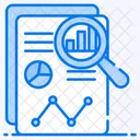 Informe Comercial Analisis De Informes Analisis De Datos Icono