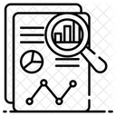 Informe Comercial Analisis De Informes Analisis De Datos Icono