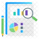 Reporte de negocios  Icono