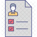 Informe De Encuesta Encuesta De Recursos Humanos Lista De Verificacion Icono