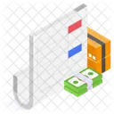 Informe Financiero Factura Icono
