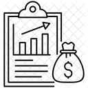 Informe Financiero Informe De Datos Analisis De Datos Icon