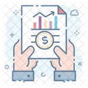 Informe Comercial Expediente Comercial Documento Icono