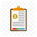 Informe Finanzas Negocios Icono