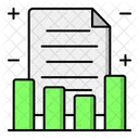 Balance Informe Comercial Informe Financiero Icono