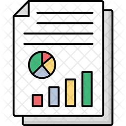 Informe financiero  Icono